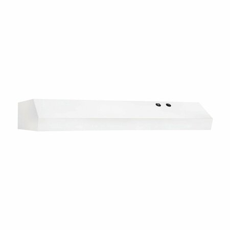 ALMO Frigidaire 30-in. White Overhead Range Hood with Incandescent Lighting FHWC3025MW
